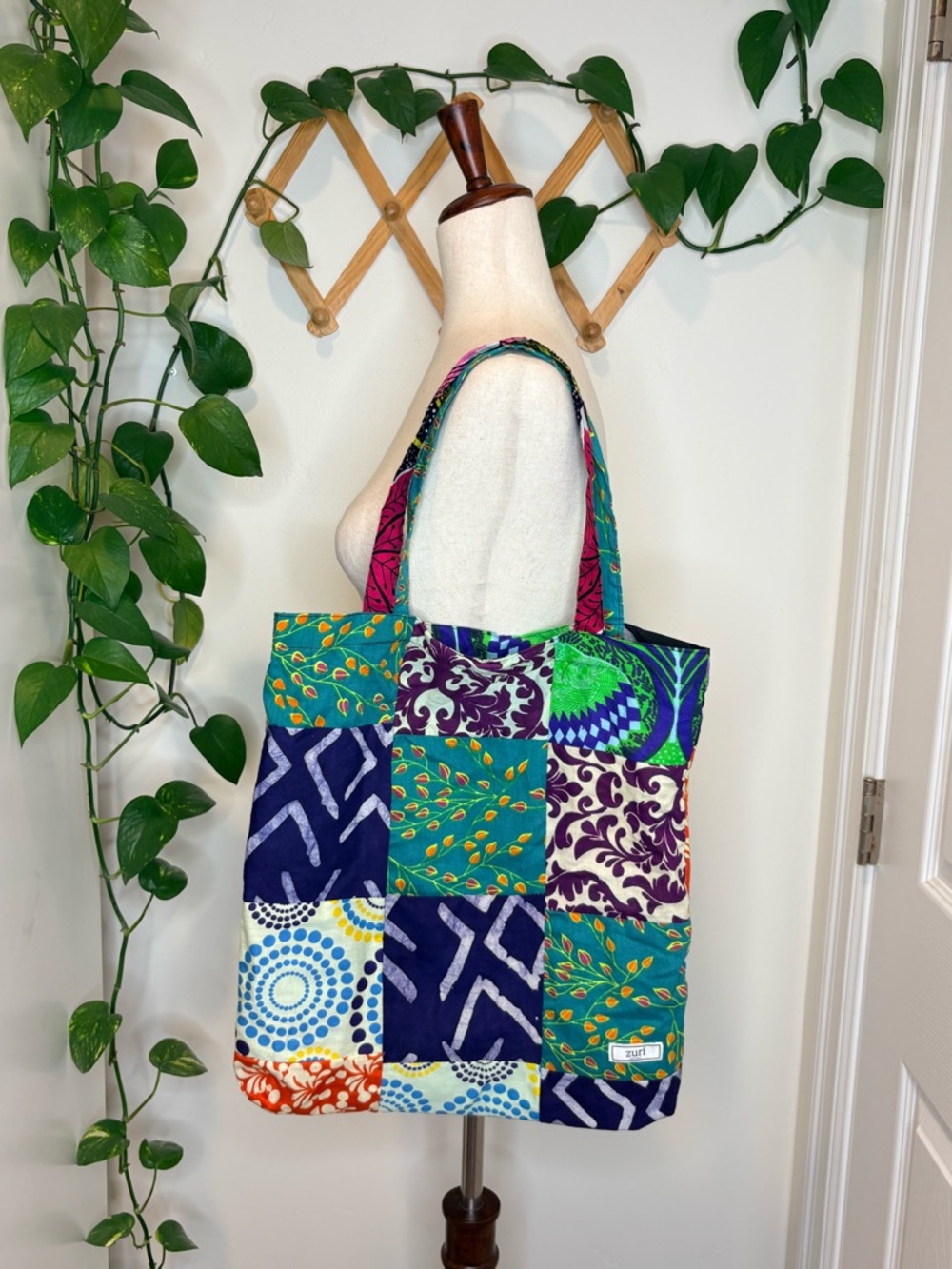 ZURI Patchwork Tote Bag